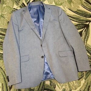 Unlisted by Kenneth Cole Classic Blue Men's Blazer Sport Coat Size 44R